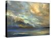 April Coastal Clouds-Sheila Finch-Stretched Canvas