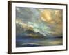 April Coastal Clouds-Sheila Finch-Framed Art Print