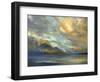 April Coastal Clouds-Sheila Finch-Framed Art Print