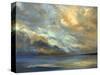 April Coastal Clouds-Sheila Finch-Stretched Canvas