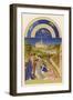 April Courtly Life in the Grounds of the Chateau De Dourdan-Pol De Limbourg-Framed Art Print