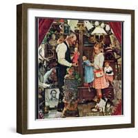 "April Fool, 1948", April 3,1948-Norman Rockwell-Framed Giclee Print