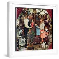 "April Fool, 1948", April 3,1948-Norman Rockwell-Framed Giclee Print