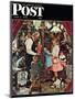 "April Fool, 1948" Saturday Evening Post Cover, April 3,1948-Norman Rockwell-Mounted Giclee Print