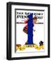 "April Fool's Day," Saturday Evening Post Cover, April 2, 1938-Russell Sambrook-Framed Giclee Print