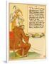 April Fools Jester Serves Personification Of Lent Pancakes-Walter Crane-Framed Art Print