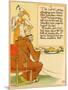 April Fools Jester Serves Personification Of Lent Pancakes-Walter Crane-Mounted Art Print