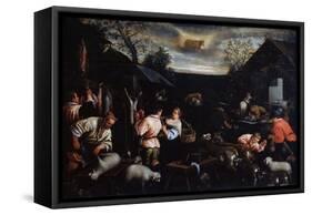 April' (From the Series 'The Seasons), Late 16th or Early 17th Century-Leandro Bassano-Framed Stretched Canvas