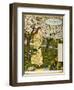 April, Illustration from the Fine Art Portofolio 'Le Mois', 1896-Eugene Grasset-Framed Giclee Print