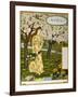 April, Illustration from the Fine Art Portofolio 'Le Mois', 1896-Eugene Grasset-Framed Giclee Print