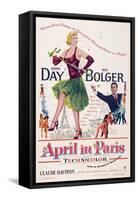 April in Paris, Doris Day, Ray Bolger, 1953-null-Framed Stretched Canvas