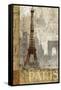 April in Paris-Keith Mallett-Framed Stretched Canvas