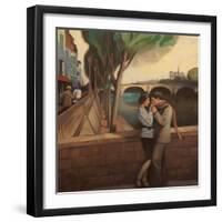 April in Paris-Gary Kelley-Framed Art Print