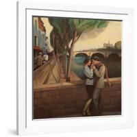 April in Paris-Gary Kelley-Framed Art Print