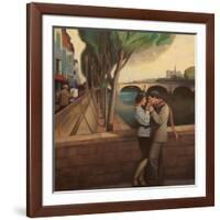 April in Paris-Gary Kelley-Framed Art Print