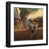 April in Paris-Gary Kelley-Framed Art Print