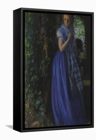 April Love-Arthur Hughes-Framed Stretched Canvas