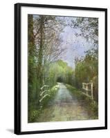 April on the Voie Verte-Dawne Polis-Framed Art Print