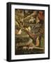 April or Aries with Ploughing with Oxen, Women in Garden and Rabbits in Forest-Venceslao-Framed Giclee Print