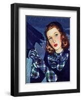 "April Shower," April 8, 1944-Alex Ross-Framed Premium Giclee Print