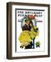 "April Shower," Saturday Evening Post Cover, April 23, 1927-Elbert Mcgran Jackson-Framed Giclee Print