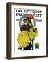 "April Shower," Saturday Evening Post Cover, April 23, 1927-Elbert Mcgran Jackson-Framed Giclee Print