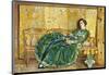 April (The Green Gown), 1920-Childe Hassam-Mounted Art Print