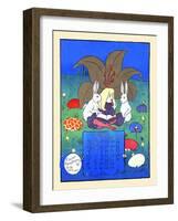 April-WW Denslow-Framed Art Print