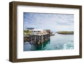 Aproaching A Small Harbor in Northern Norway-Lamarinx-Framed Photographic Print