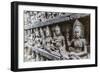 Apsara Carvings in the Leper King Terrace in Angkor Thom, Angkor, Cambodia-Michael Nolan-Framed Photographic Print