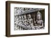 Apsara Carvings in the Leper King Terrace in Angkor Thom, Angkor, Cambodia-Michael Nolan-Framed Photographic Print