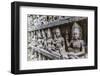 Apsara Carvings in the Leper King Terrace in Angkor Thom, Angkor, Cambodia-Michael Nolan-Framed Photographic Print