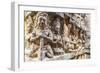 Apsara Carvings in the Leper King Terrace in Angkor Thom-Michael Nolan-Framed Photographic Print