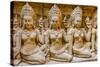 Apsara Carvings in the Leper King Terrace in Angkor Thom-Michael Nolan-Stretched Canvas