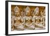 Apsara Carvings in the Leper King Terrace in Angkor Thom-Michael Nolan-Framed Photographic Print