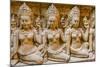 Apsara Carvings in the Leper King Terrace in Angkor Thom-Michael Nolan-Mounted Photographic Print