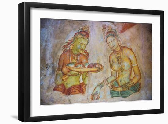 Apsara Frescoes-Matthew Williams-Ellis-Framed Photographic Print