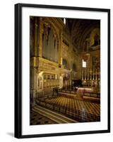 Apse of Cathedral and Organ of Cathedral of Santa Maria Assunta, Cremona, Italy, 12th-14th Century-null-Framed Giclee Print