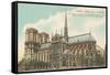 Apse of Notre Dame, Paris-null-Framed Stretched Canvas