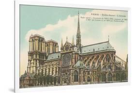 Apse of Notre Dame, Paris-null-Framed Art Print