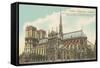 Apse of Notre Dame, Paris-null-Framed Stretched Canvas