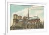 Apse of Notre Dame, Paris-null-Framed Premium Giclee Print