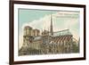 Apse of Notre Dame, Paris-null-Framed Premium Giclee Print