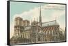 Apse of Notre Dame, Paris-null-Framed Stretched Canvas