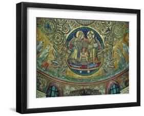 Apsidal Mosaic in Santa Maria Maggiore, Rome. Christ Crowning the Virgin-Hans Burgkmair-Framed Giclee Print