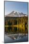 Aptly named Reflection Lake in Mount Rainier National Park, Washington State, USA-Chuck Haney-Mounted Photographic Print