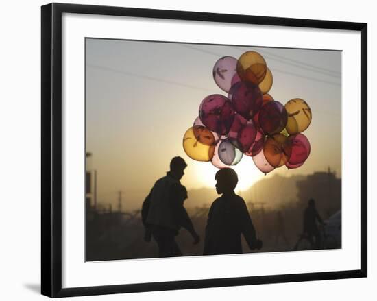 APTOPIX Afghanistan Daily Life-Muhammed Muheisen-Framed Photographic Print