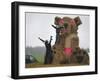 APTOPIX Belarus Harvest Holiday-Sergei Grits-Framed Premium Photographic Print