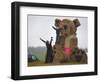 APTOPIX Belarus Harvest Holiday-Sergei Grits-Framed Photographic Print