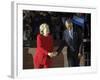 APTOPIX Campaign 2016 Obama Clinton-Pablo Martinez Monsivais-Framed Photographic Print